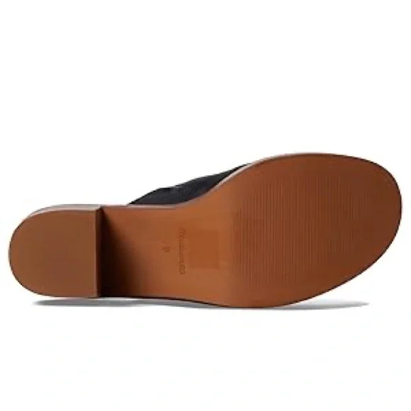 New Madewell Arden Platform Mule True Black Size 7 M - Picture 5 of 5